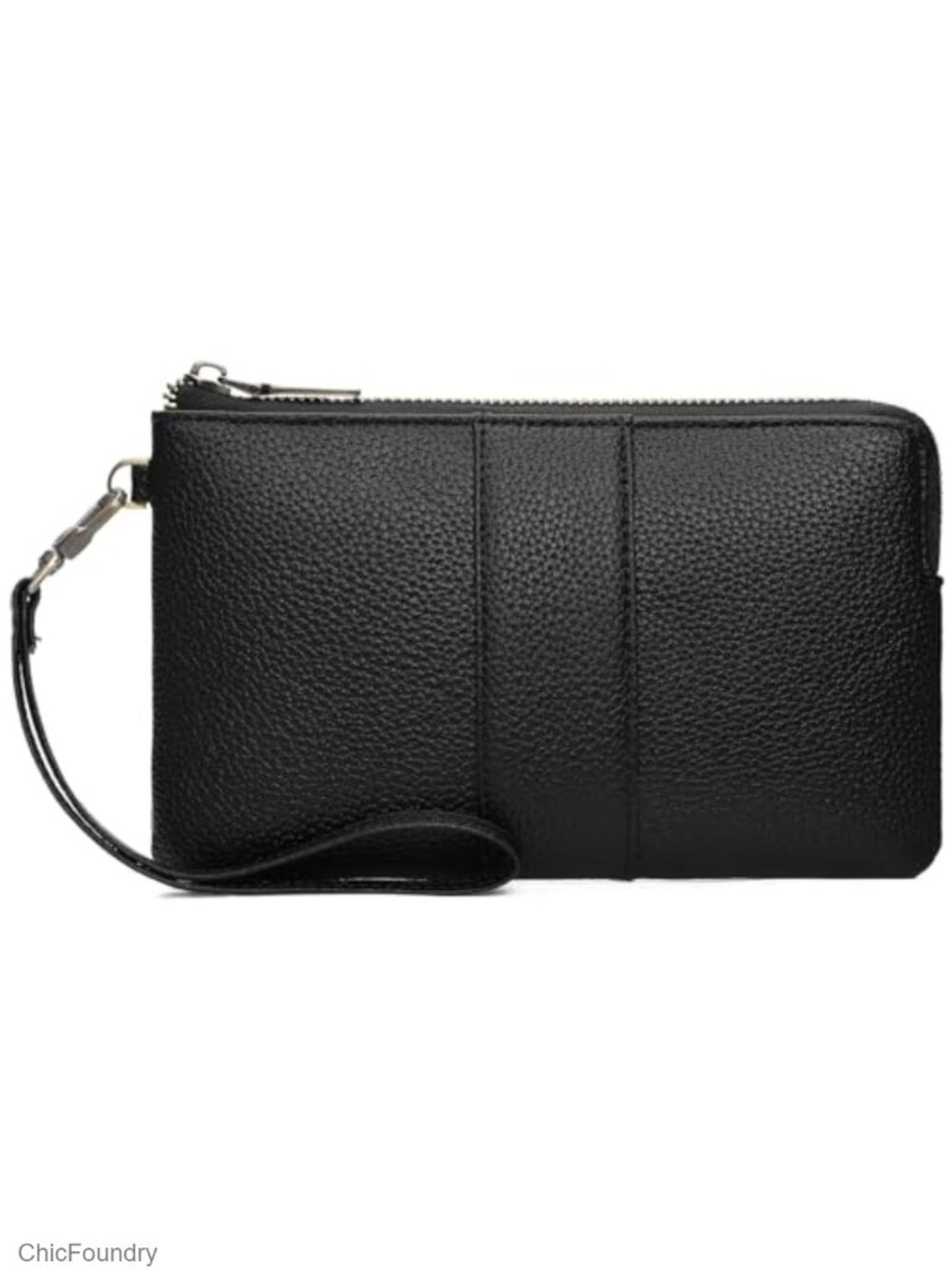 RFID Blocking Wristlet Wallet Vegan Leather Clutch with 6 Card Slots